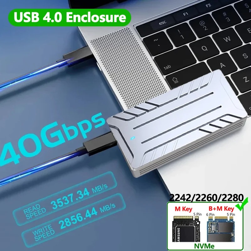 USB4 40 Gbit/s M.2 NVMe SSD-Ge – Thunderbolt 4 External Ssd 4Tb Bewertung und Preis